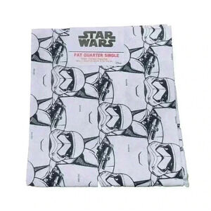 Licensed Star Wars Storm Trooper Cotton Quilting Fat Quarter Fabric 18”‎ x 21”